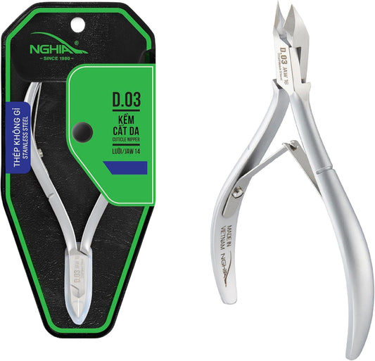 Cuticle Nipper - D - 03 (Stainless Steel) - W.S. Industries, Inc.