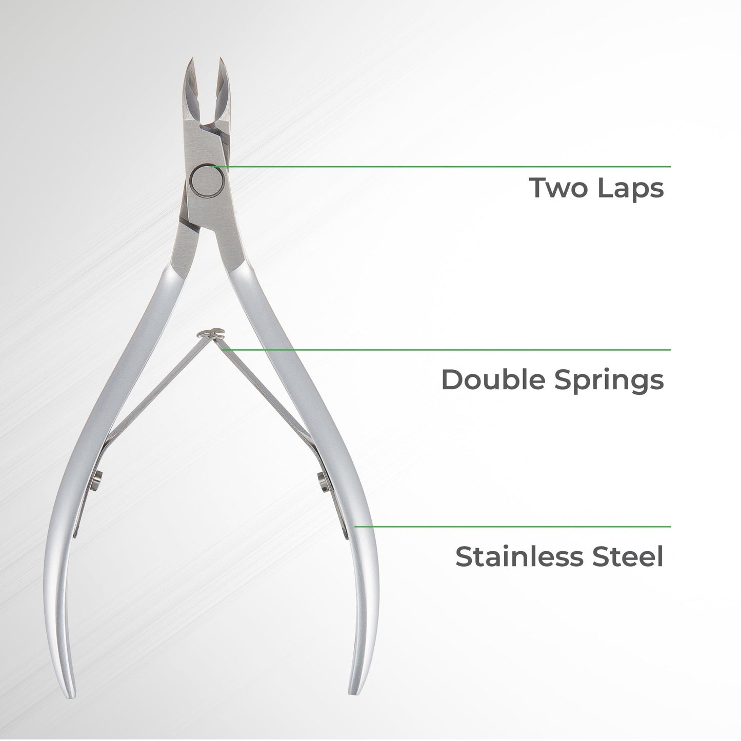 Cuticle Nipper - D - 07 (Stainless Steel) - W.S. Industries, Inc.