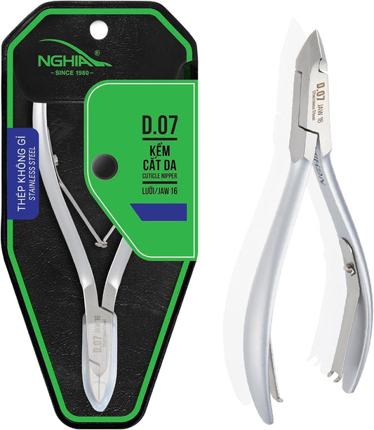 Cuticle Nipper - D - 07 (Stainless Steel) - W.S. Industries, Inc.