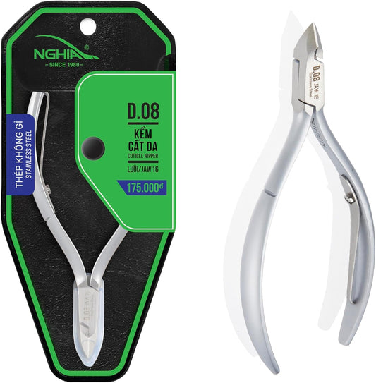 Cuticle Nipper - D - 08 (Stainless Steel) - W.S. Industries, Inc.