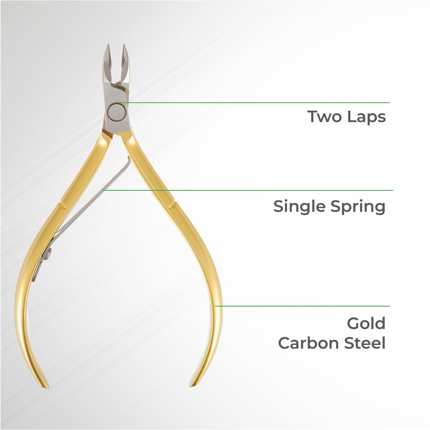Cuticle Nipper - D - 555(Hard Steel) - W.S. Industries, Inc.