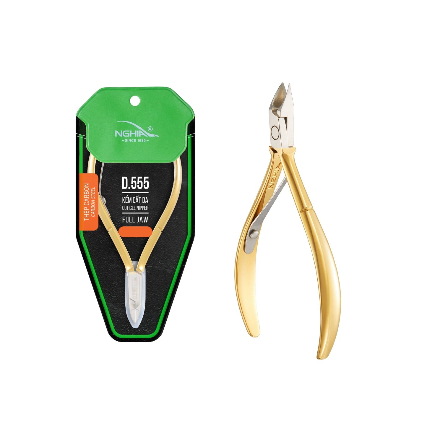 Cuticle Nipper - D - 555(Hard Steel) - W.S. Industries, Inc.