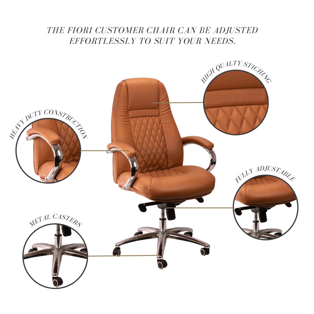 Fiori High-back Customer Chair - W.S. Industries, Inc.
