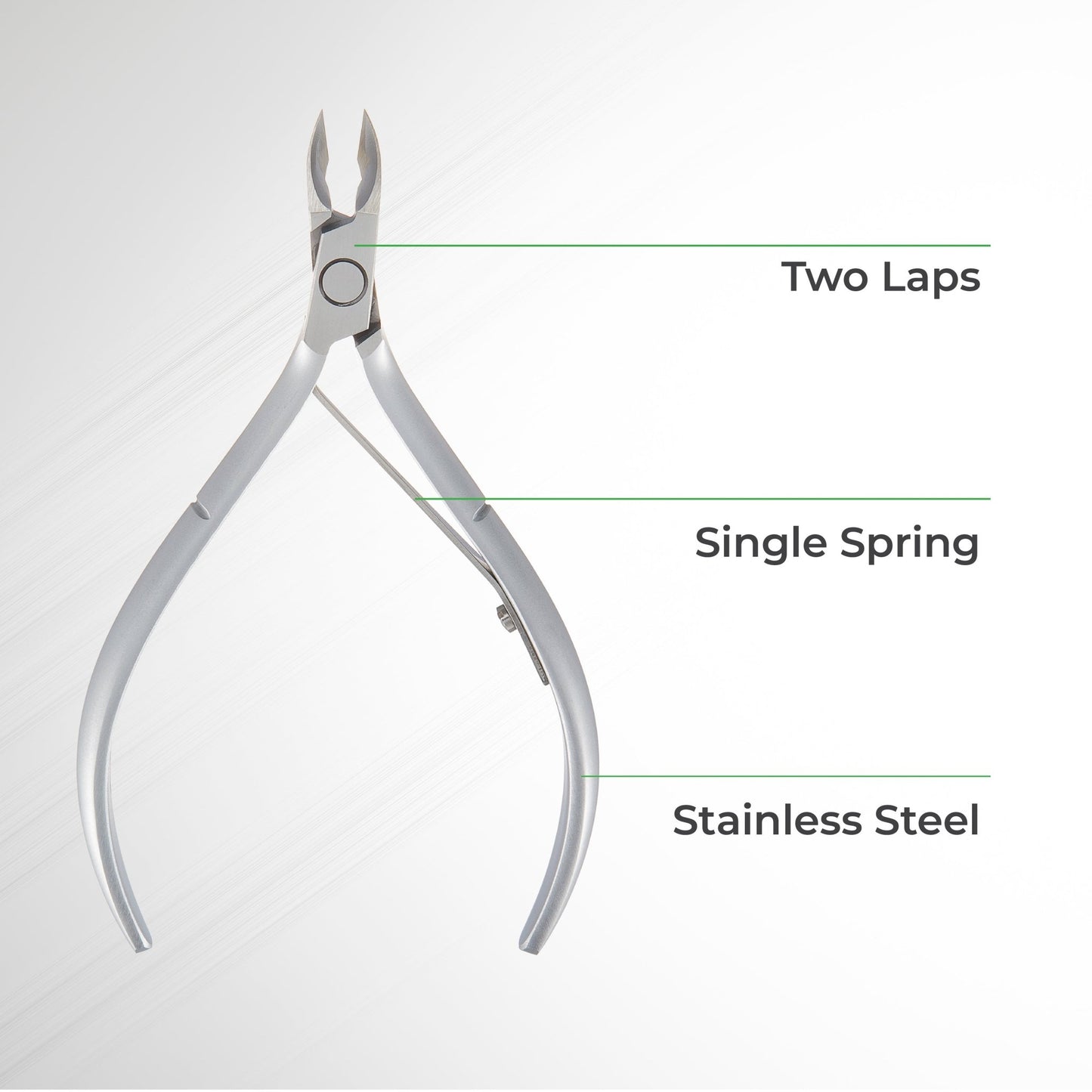 Cuticle Nipper - D - 04 (Stainless Steel) - W.S. Industries, Inc.