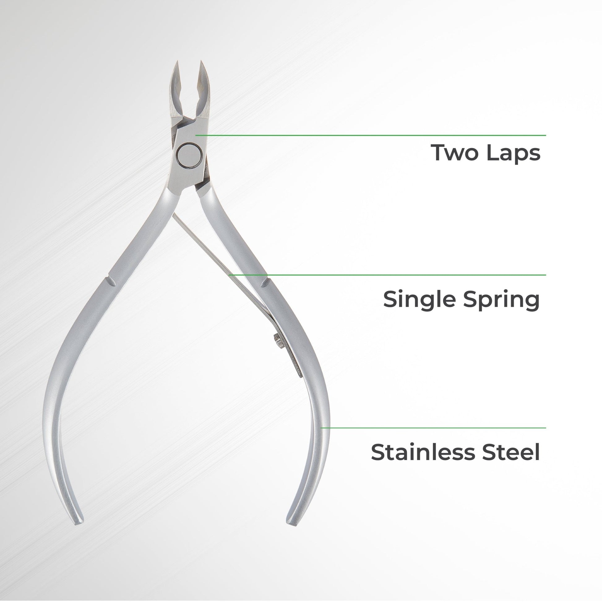 Cuticle Nipper - D - 04 (Stainless Steel) - W.S. Industries, Inc.