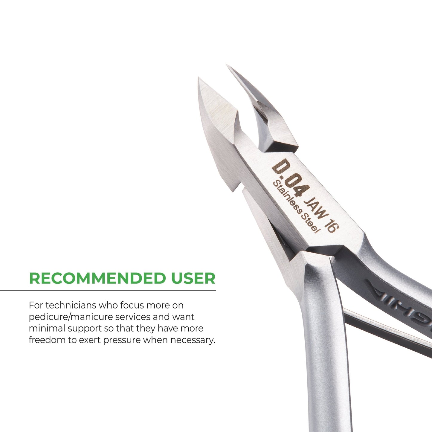 Cuticle Nipper - D - 04 (Stainless Steel) - W.S. Industries, Inc.