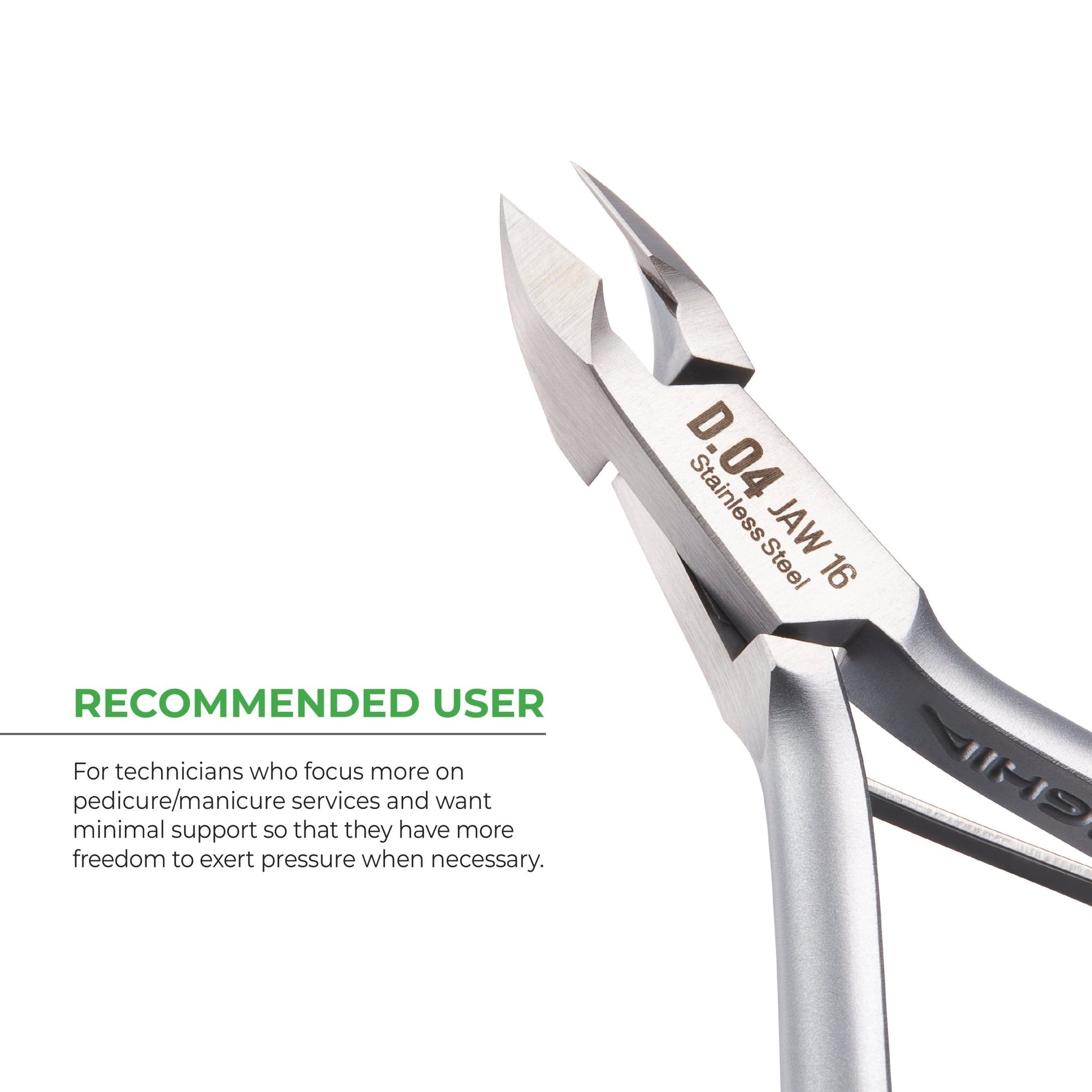Cuticle Nipper - D - 04 (Stainless Steel) - W.S. Industries, Inc.