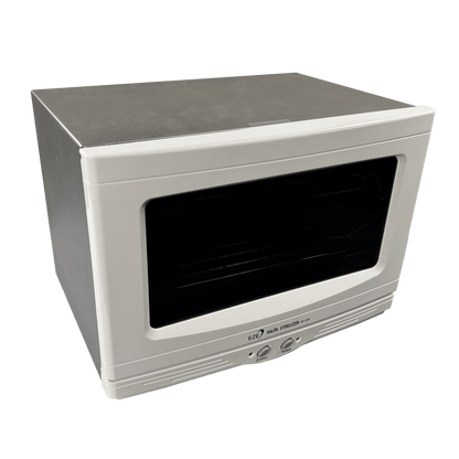 EZE ST-319 compact two-level UV-C sterilizer with windowed swing door