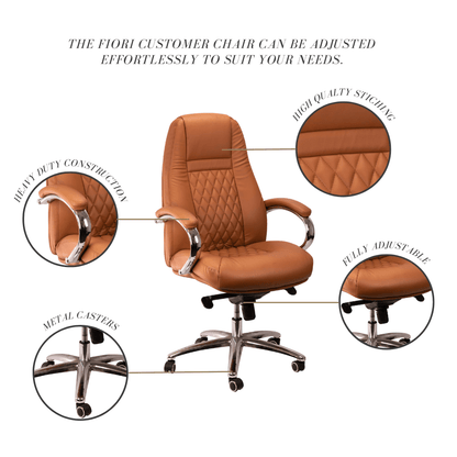 Fiori High-back Customer Chair - W.S. Industries, Inc.