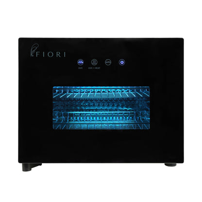 Fiori ST-30L V2 Sterilizer front view with lit interior