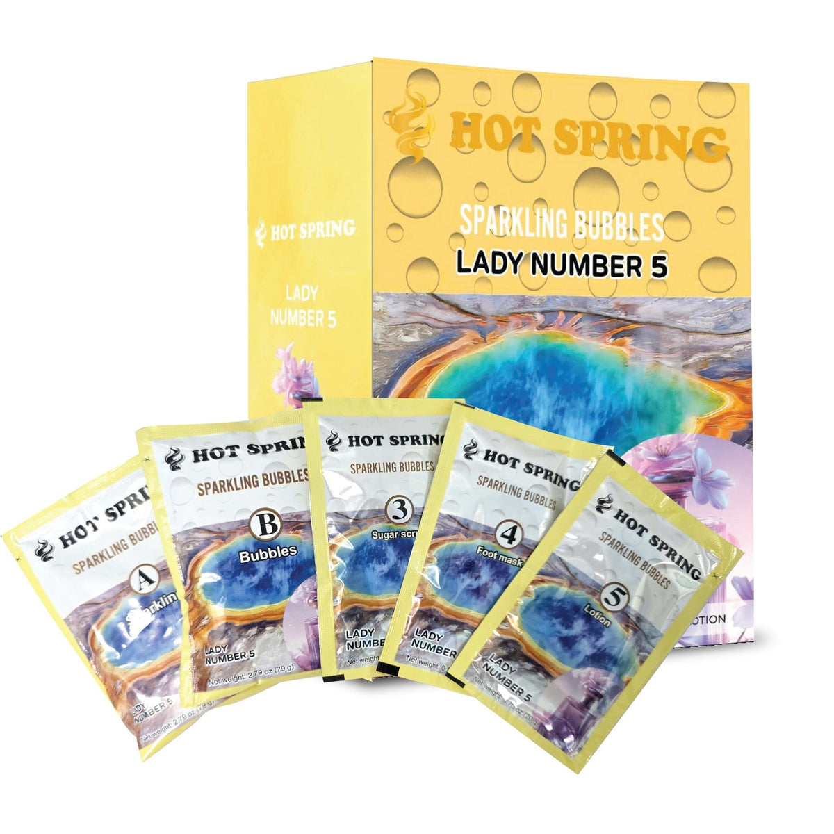 Hot Spring Sparkling Bubbles 5-in-1 — Lady Number 5 - W.S. Industries, Inc.