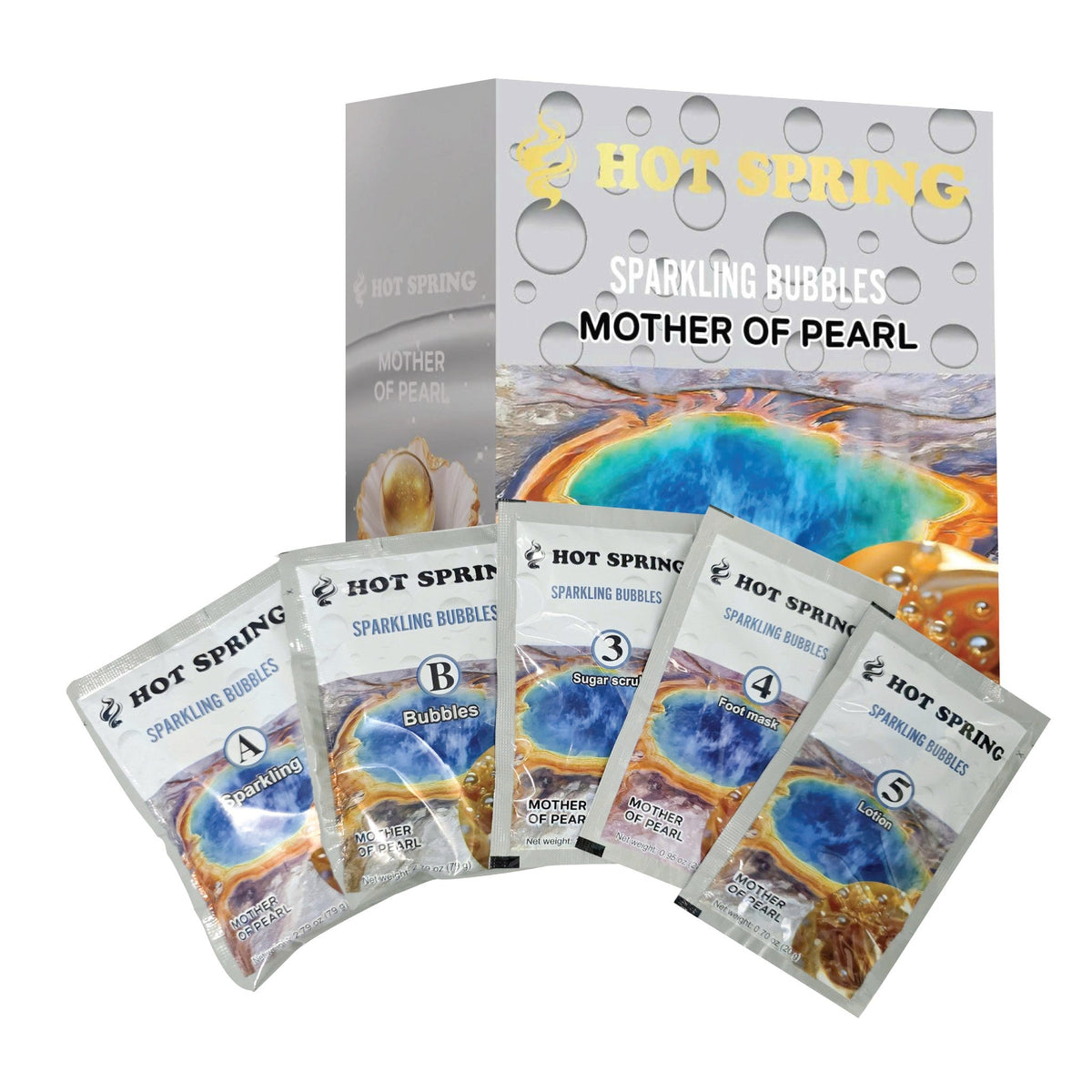 Hot Spring Sparkling Bubbles 5-in-1 — Mother of Pearl - W.S. Industries, Inc.