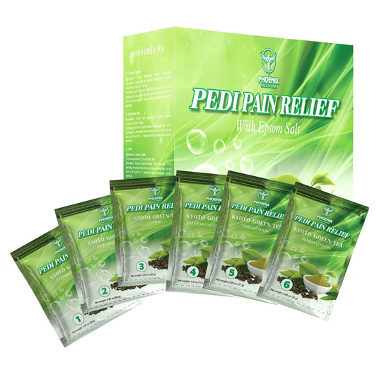 Pedi Relief Deluxe 11-Step — Kyoto Green Tea - W.S. Industries, Inc.