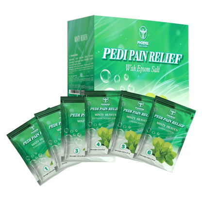 Pedi Relief Deluxe 11-Step — Minty Heaven - W.S. Industries, Inc.
