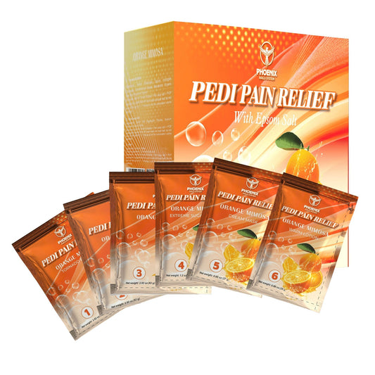 Pedi Relief Deluxe 11-Step — Orange Mimosa - W.S. Industries, Inc.