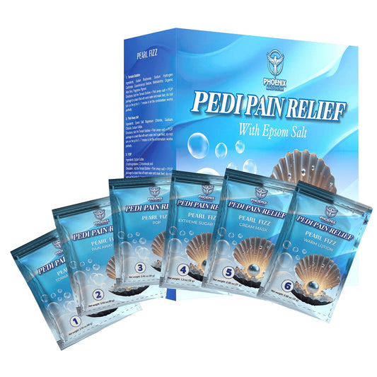 Pedi Relief Deluxe 11-Step — Pearl Fizz - W.S. Industries, Inc.