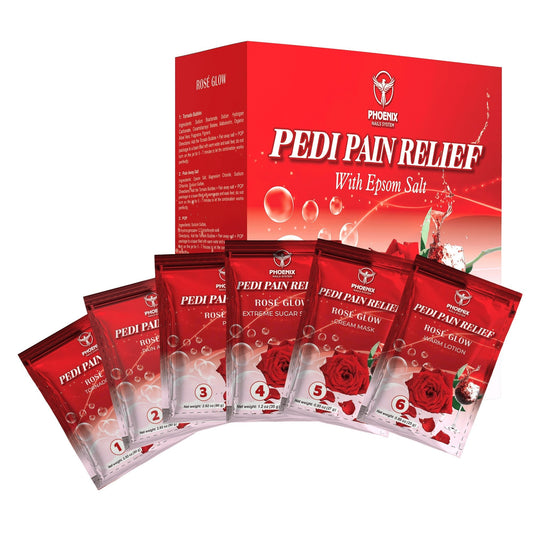 Pedi Relief Deluxe 11-Step — Rose Glow - W.S. Industries, Inc.