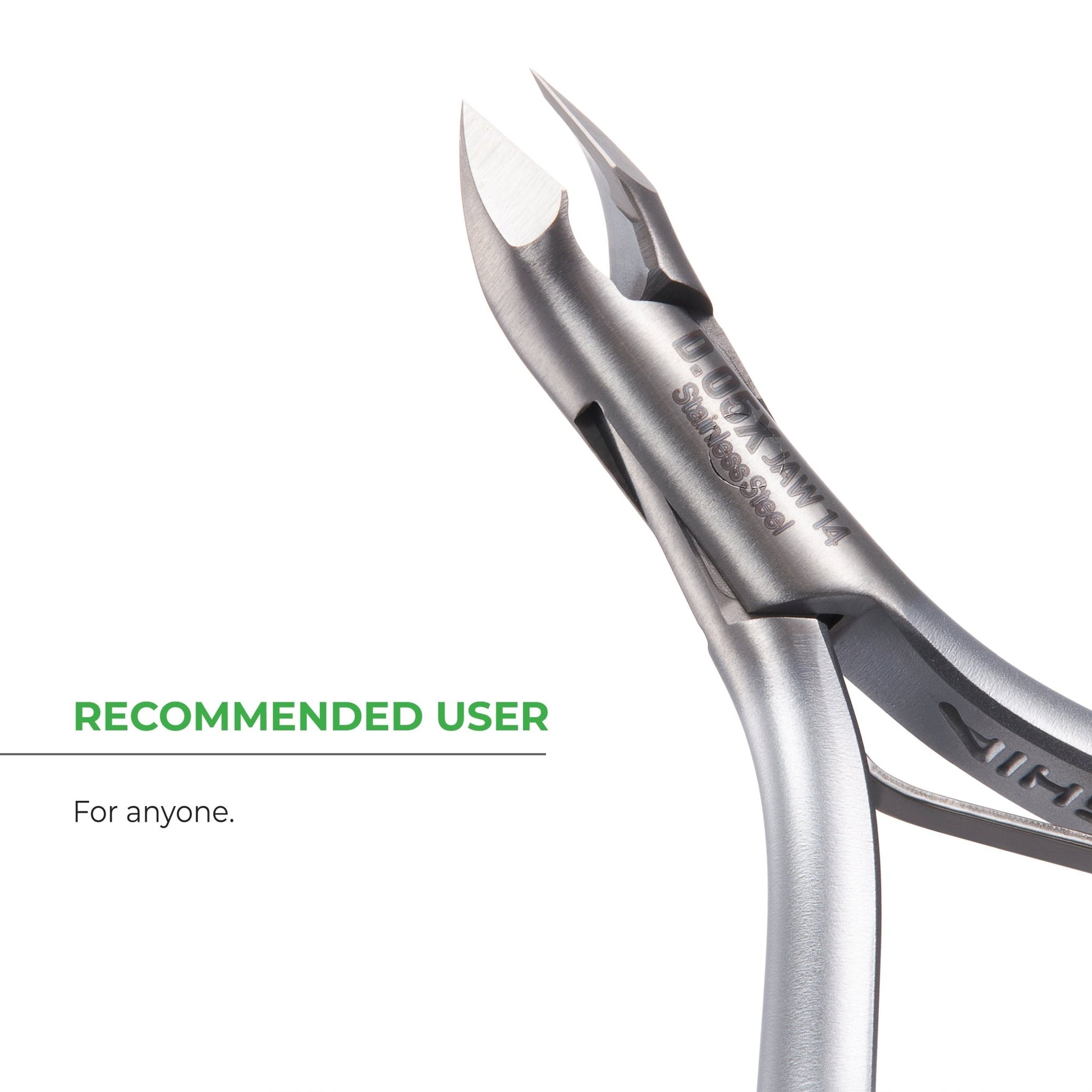 Premium Cuticle Nipper - D - 05X (Stainless Steel) - W.S. Industries, Inc.