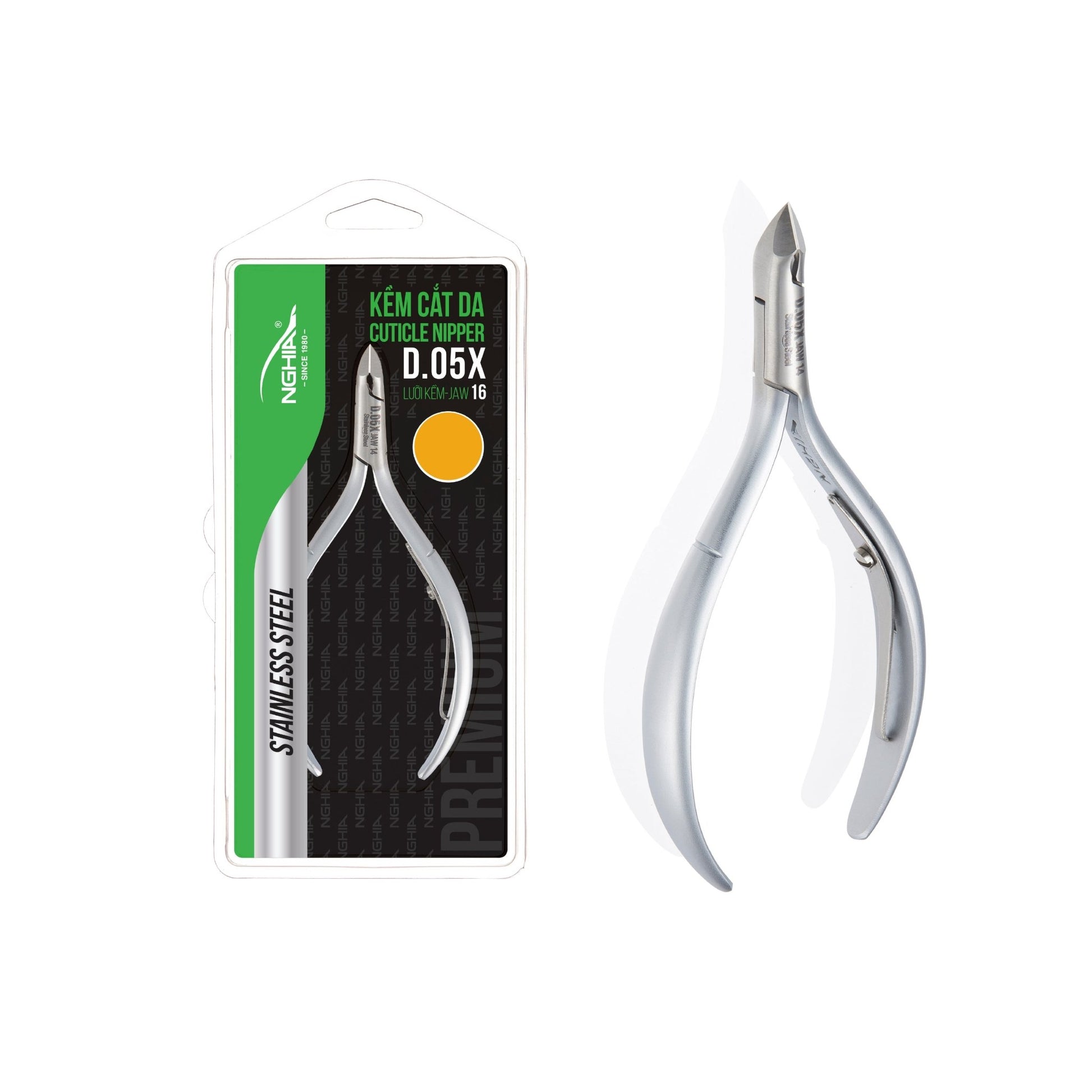 Premium Cuticle Nipper - D - 05X (Stainless Steel) - W.S. Industries, Inc.