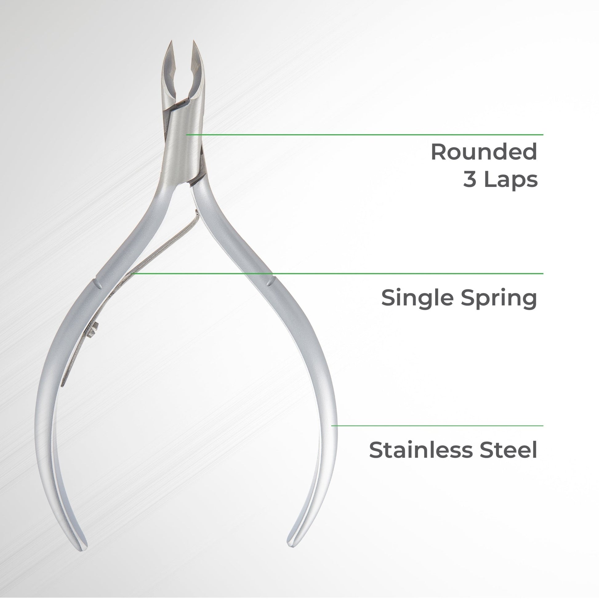 Premium Cuticle Nipper - D - 05X (Stainless Steel) - W.S. Industries, Inc.