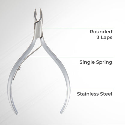 Premium Cuticle Nipper - D - 05X (Stainless Steel) - W.S. Industries, Inc.