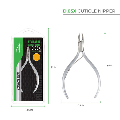 Premium Cuticle Nipper - D - 05X (Stainless Steel) - W.S. Industries, Inc.
