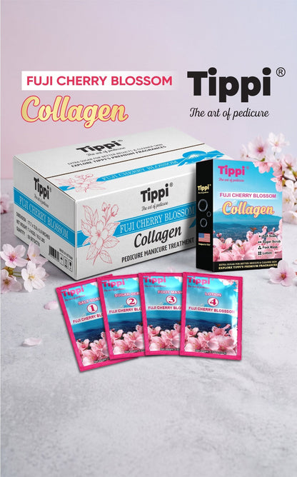 Tippi Collagen Pedi 4-in-1 — Cherry Blossom - W.S. Industries, Inc.