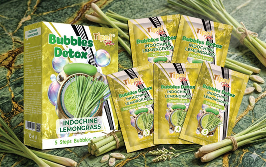 Tippi Plus Bubble Detox 5-Step Pedicure — Indochine Lemongrass - W.S. Industries, Inc.