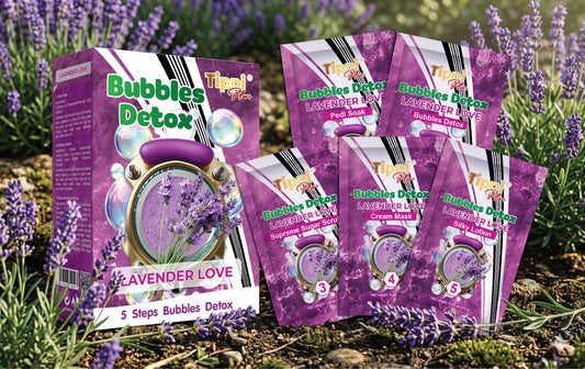 Tippi Plus Bubble Detox 5-Step Pedicure — Lavender Love - W.S. Industries, Inc.