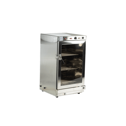 Fiori S120 steam towel warmer, stainless-steel cabinet with glass front door