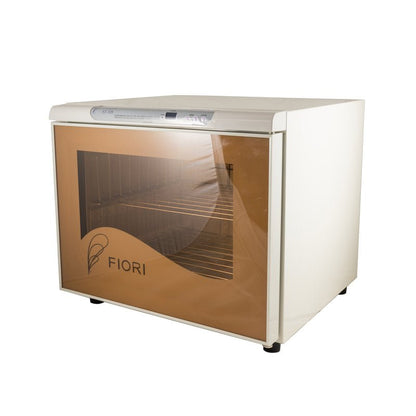 Fiori ST-329 heavy-duty UV-C sterilizer cabinet with double-shelf interior